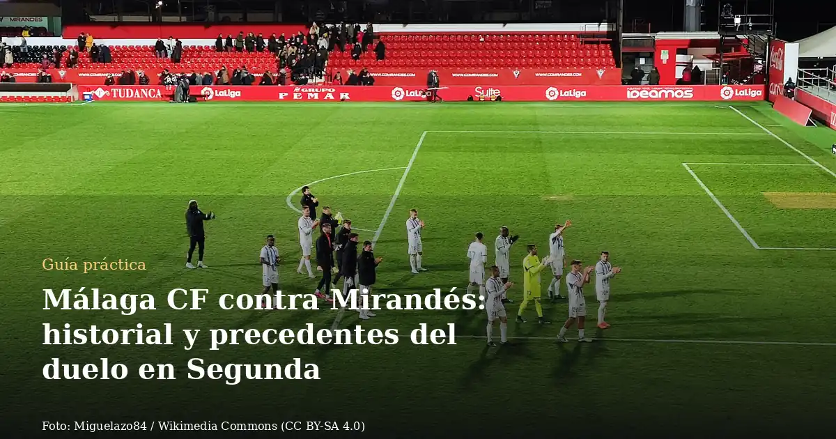 Málaga CF contra Mirandés: historial y precedentes del duelo en Segunda