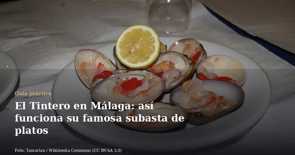 El Tintero en Málaga: así funciona su famosa subasta de platos