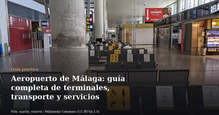 Aeropuerto de Málaga: guía completa de terminales, transporte y servicios