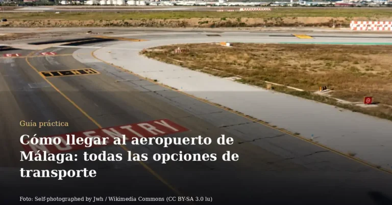 Cómo llegar al aeropuerto de Málaga: todas las opciones de transporte