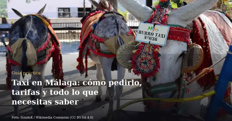 Taxi en Málaga: cómo pedirlo, tarifas y todo lo que necesitas saber